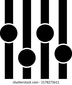 ajustar la línea de música vectorial ilustración de icono en fondo blanco..eps
