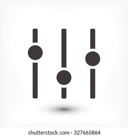 Adjustment Music Line Vector Icon