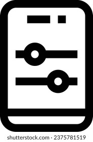 adjustment vector design icon for download. Eps