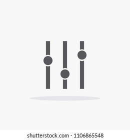 adjustment vector icon eps10