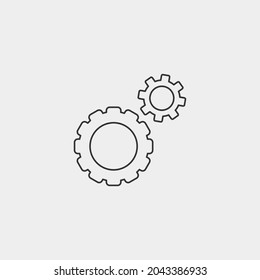 Adjustment vector icon illustration sign