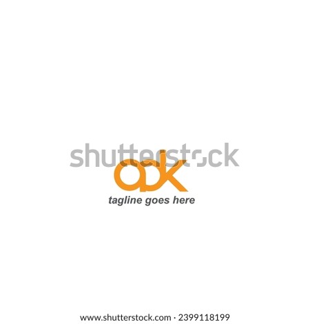 ADK identity logo, ADK vector logo design 