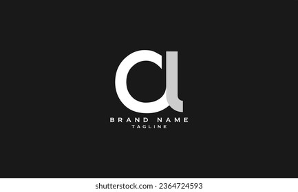 ADL, ALD, DAL, DLA, LDA, LAD, DL, LD, AD, DA, Resumen diseño inicial de logotipo en letra monográfica