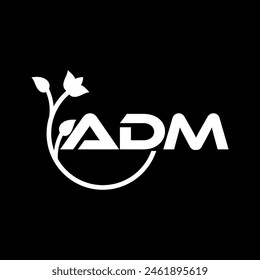 ADM letter logo vector design, ADM simple and modern logo. ADM luxurious alphabet design