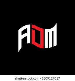 ADM logo design, ADM simple and modern logo. ADM luxurious alphabet design  
