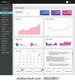 Admin Dashboard Template Design