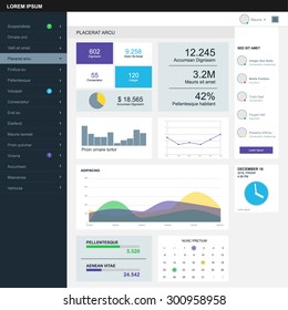 Admin Dashboard Template Design