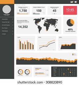 Admin Dashboard Template Design