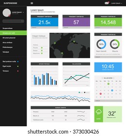 Admin Dashboard Template Design