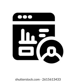 admin glyph icon. Strong and solid vector icon for websites, mobile interfaces, presentations, and visual branding. High quality and easy to edit.