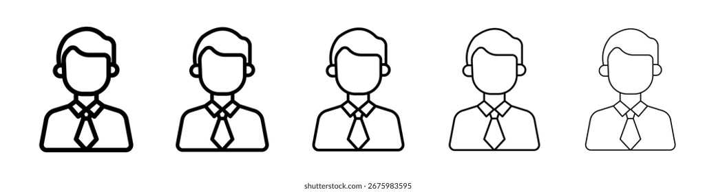 Ícone de administrador para conceito móvel e web design.