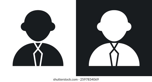 Admin icon symbol collection on white background.