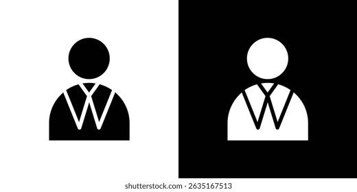 Símbolos de ícone do administrador. Ilustração vetorial.