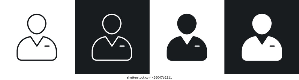Admin icons in flat and linear vector illustration on white background.