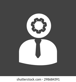 Admin, manager,supervisor icon vector image.Can also be used for admin dashboard. Suitable for mobile apps, web apps and print media.