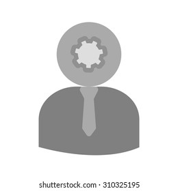 Admin, manager,supervisor icon vector image.Can also be used for admin dashboard. Suitable for mobile apps, web apps and print media.