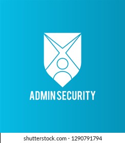 Admin Security Logo Template