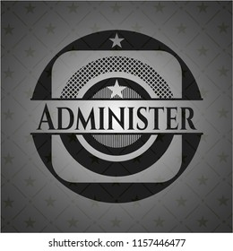 Administer black emblem