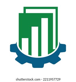 administration bookkeeping accounting logo Icon Illustration Brand Identity