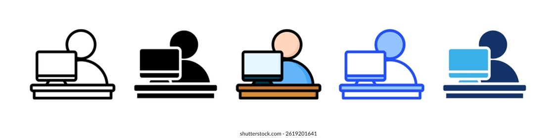 Administration Icon Collection With Multiple Styles