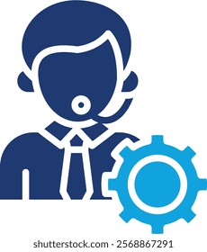 Administration Icon Mixed Vector Illustration