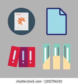 administration icon set. vector set about file and archives icons set.