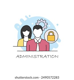 Administration Icons: Office Management, Administrative Services, Business Administration, Office Administration, Administrative Tasks, Office Operations.