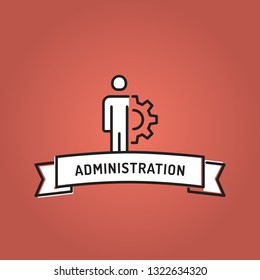 ADMINISTRATION LINE ICON SET