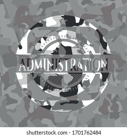 Administración de la textura gris camuflada