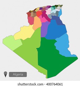 Administrative division of Algeria, Africa