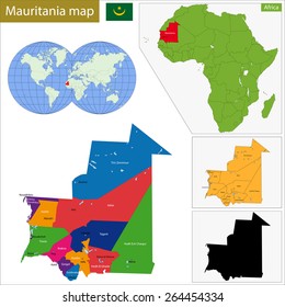 Administrative division of the Islamic Republic of Mauritania