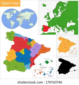 Administrative division of the Kingdom of Spain