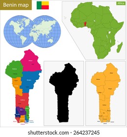 Administrative division of the Republic of Benin