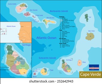 Administrative division of the Republic of Cabo Verde