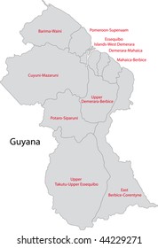 Divisiones administrativas de Guyana