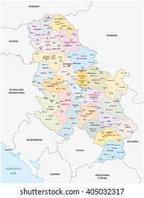 3,463 Political map of serbia Images, Stock Photos & Vectors | Shutterstock