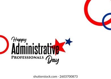 Administrative Professionals day Holiday Concept