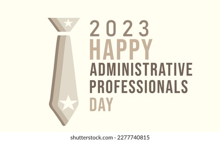 Administrative Professionals Day. Template for background, banner, card, poster