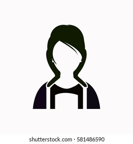 Administrator beauty salon  icon Vector design.