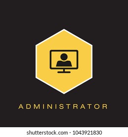 Administrator Icon Concept