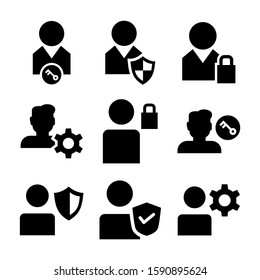 administrator icon isolated sign symbol vector illustration - Collection of high quality black style vector icons
