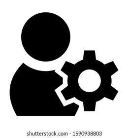 administrator icon isolated sign symbol vector illustration - high quality black style vector icons
