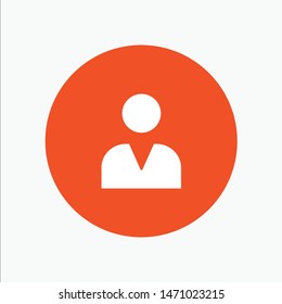 Administrator, Man, User. Vector Icon Template background