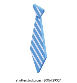 It administrator tie icon. Isometric of it administrator tie vector icon for web design isolated on white background