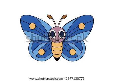 Admiral Butterfly on Vector Design