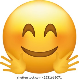 Emoji de admiração. Emoticon surpreso, pessoa espantada e surpreendida agarrando