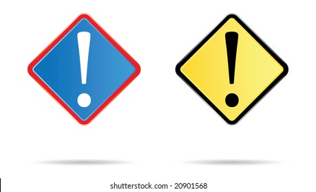 admiration road sign in blue and yellow