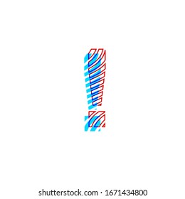 admiration symbol effect of textured curved lines with print appearance