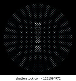 admiration symbol halftone symbol particles technology and communications vector
