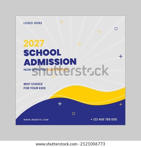 Admission Banner For School Admission